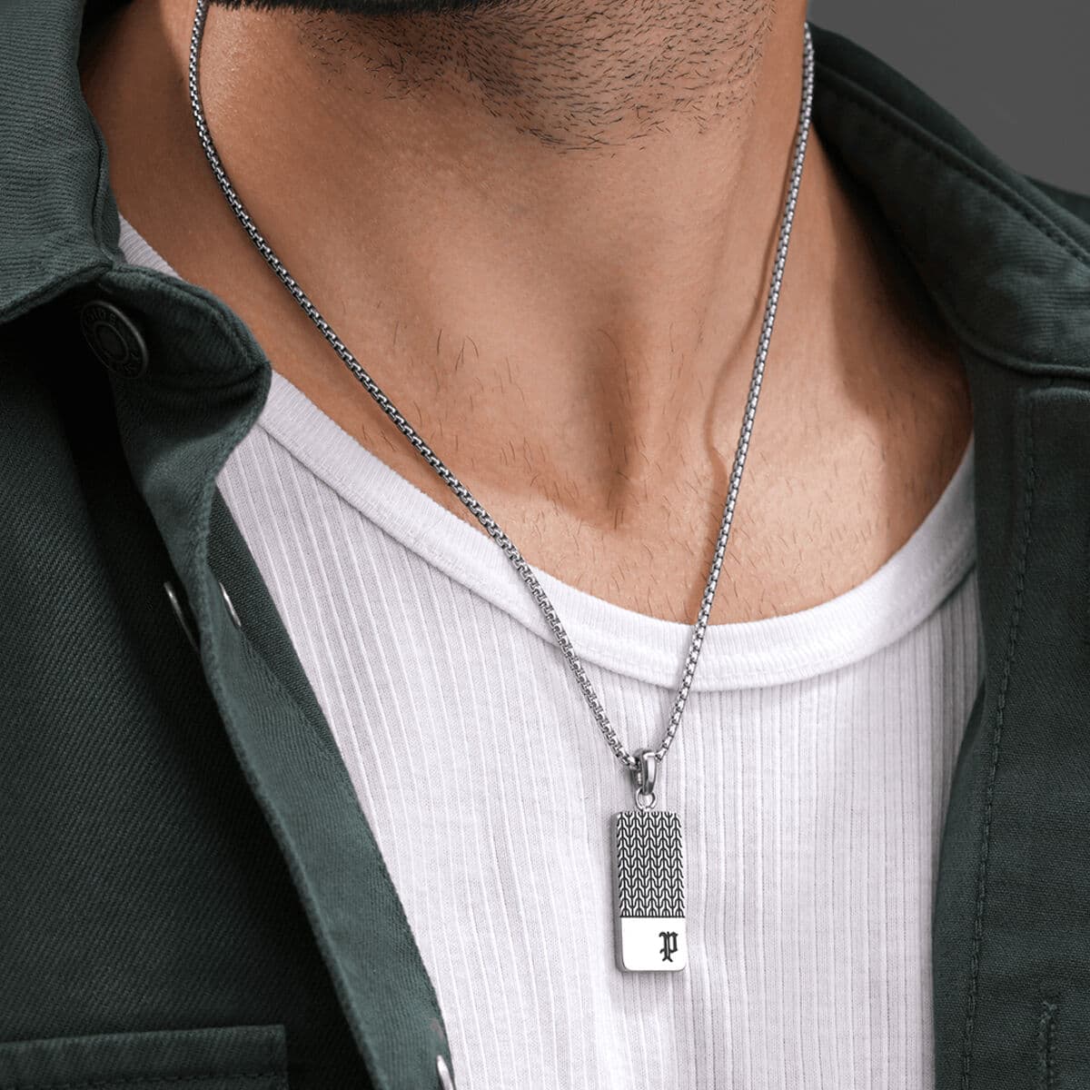 Collana Uomo Police PEAGN0078101 Argentato - Image 4