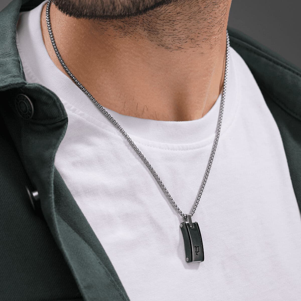 Halskjede for Menn Police PEAGN0078601 Sølv - Image 4