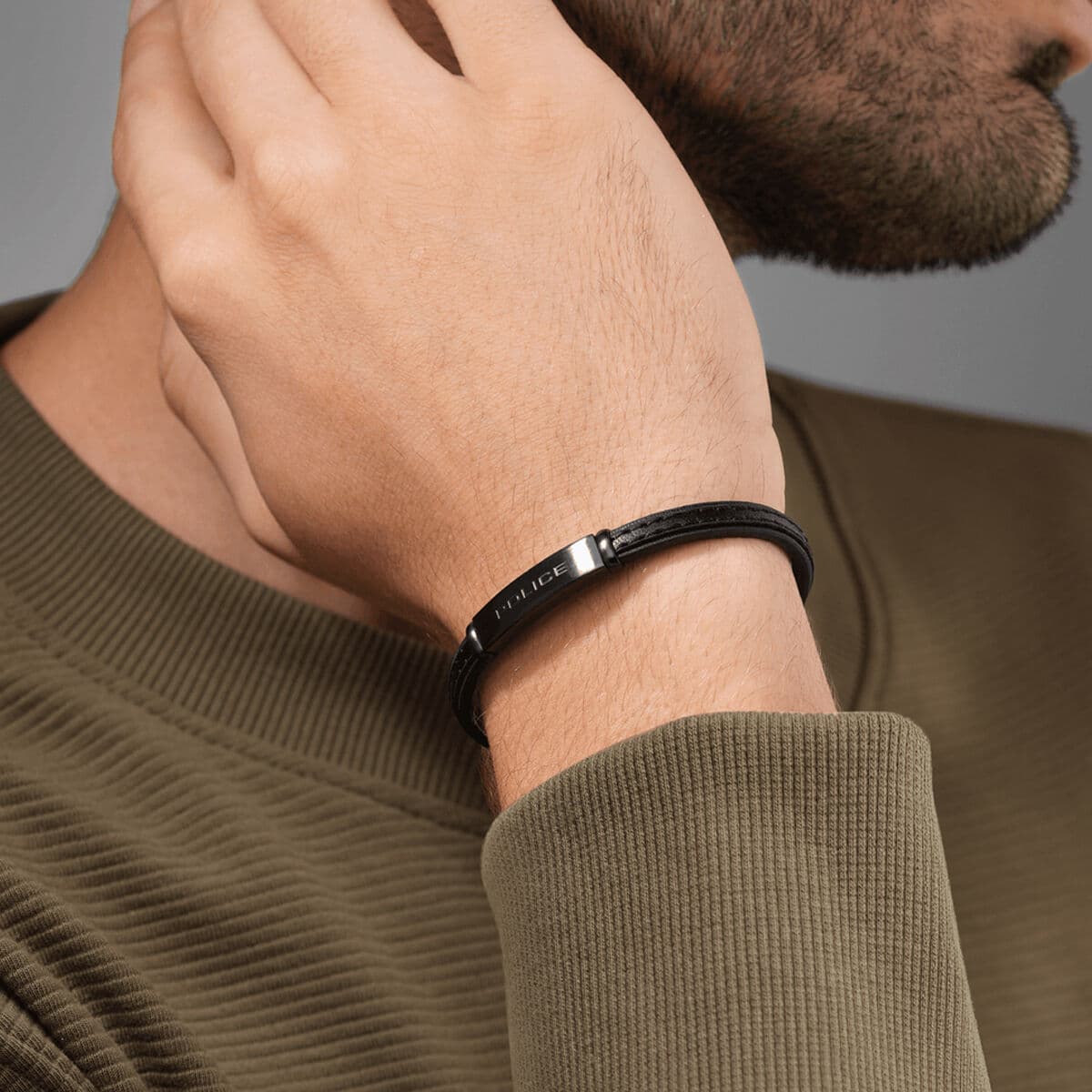 Bracelet Homme Police PEAGB0079203 Noir - Image 4