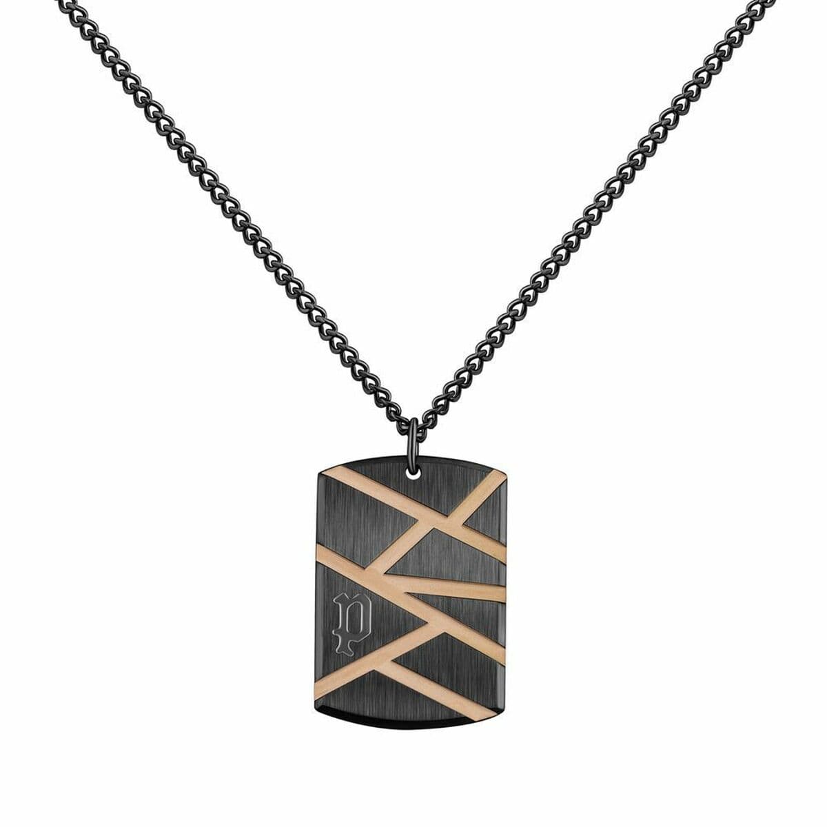 Miesten kaulakorut Police PJ26485PSBR01 50 + 20 cm