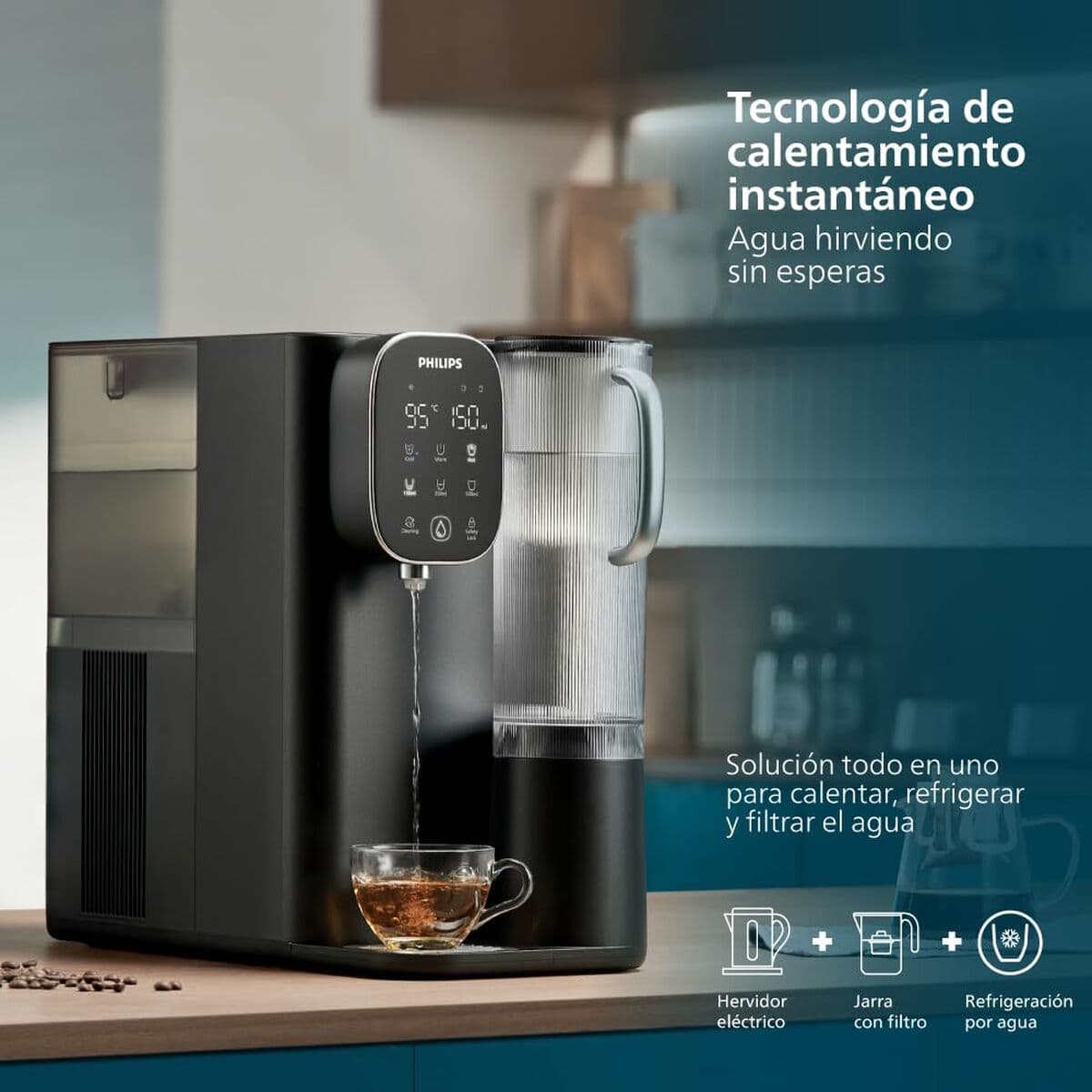 Auffüllbare Sprühflasche Philips Schwarz Kunststoff - Image 6