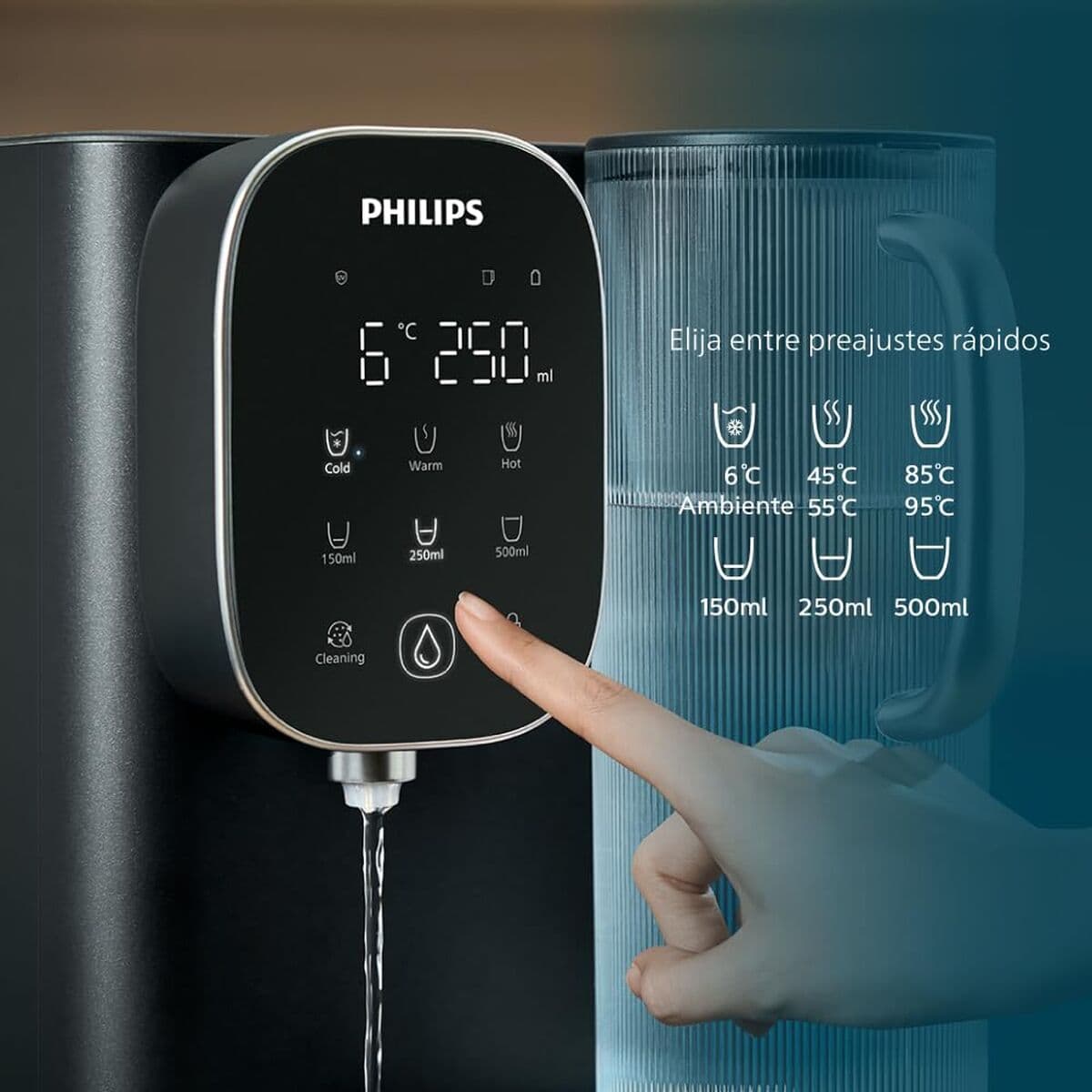 Auffüllbare Sprühflasche Philips Schwarz Kunststoff - Image 7