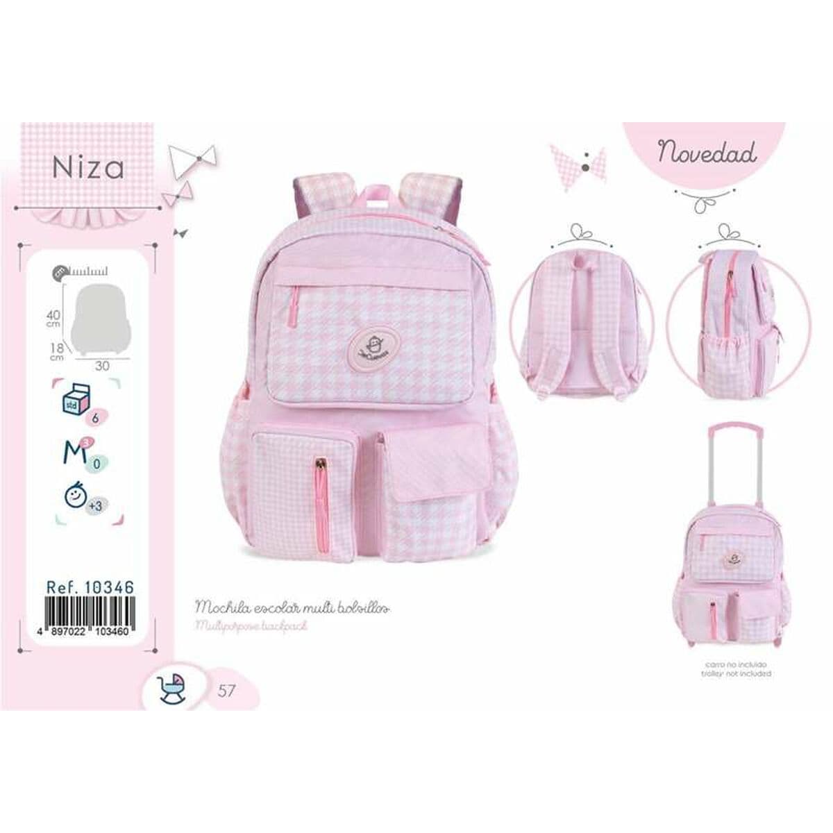 Schulrucksack Decuevas Niza 40 x 18 x 30 cm - Image 7