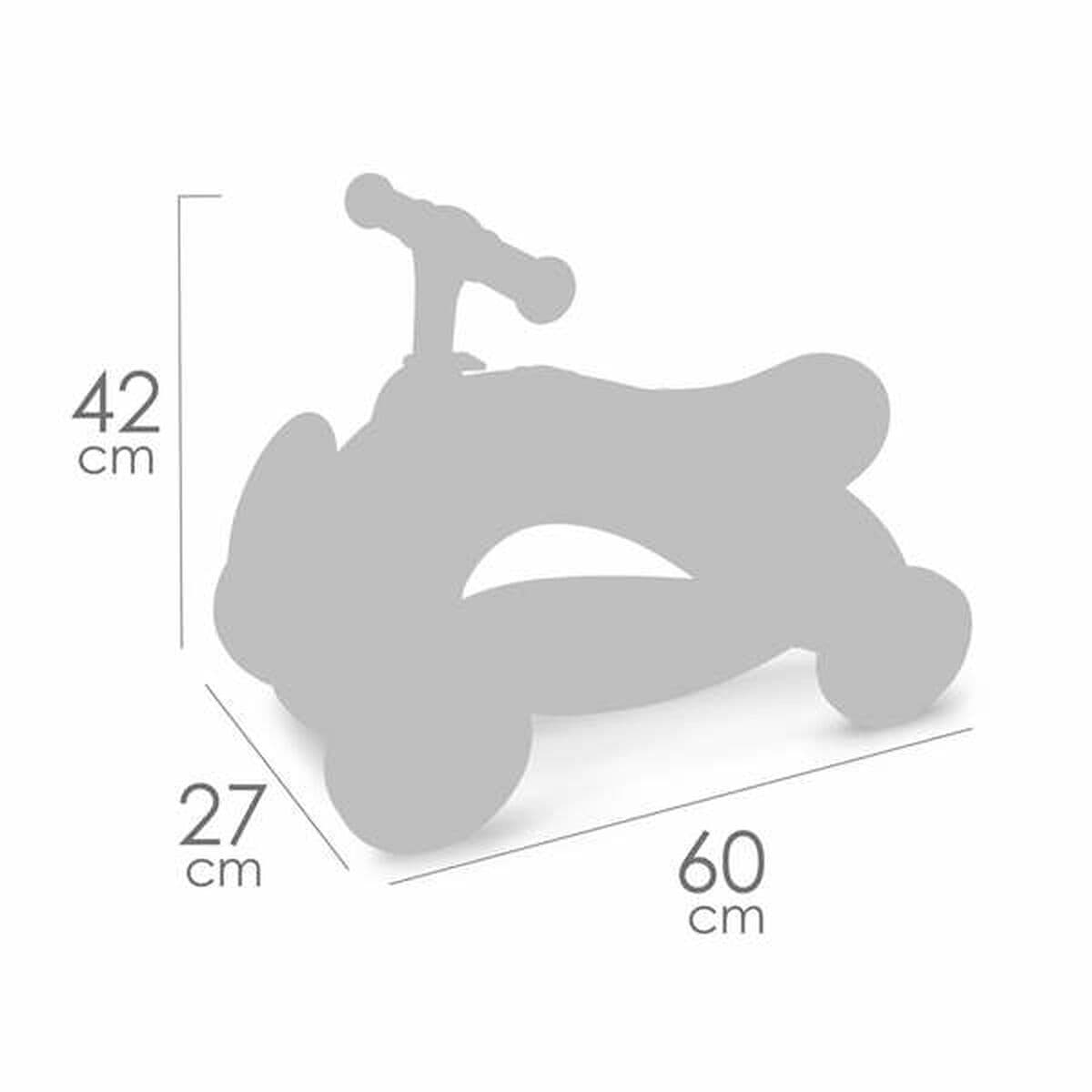 Driewieler Decuevas Coco Lichtgrijs 60 x 27 x 42 cm - Image 8