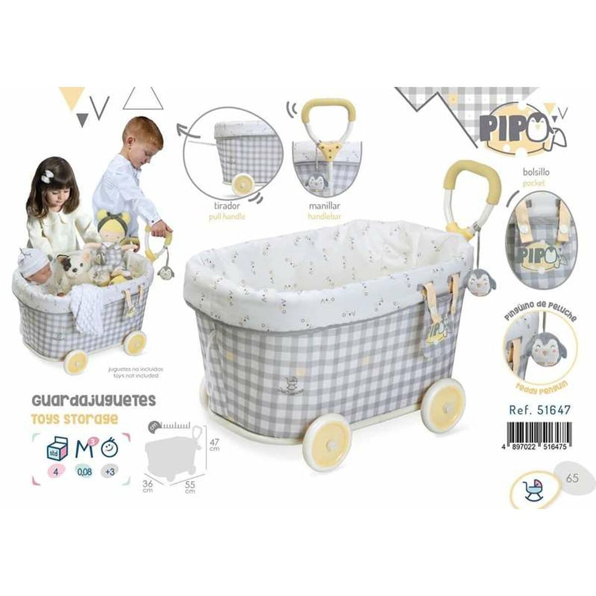 Carrito para Muñecas Decuevas 36 x 55 x 47 cm - Image 8