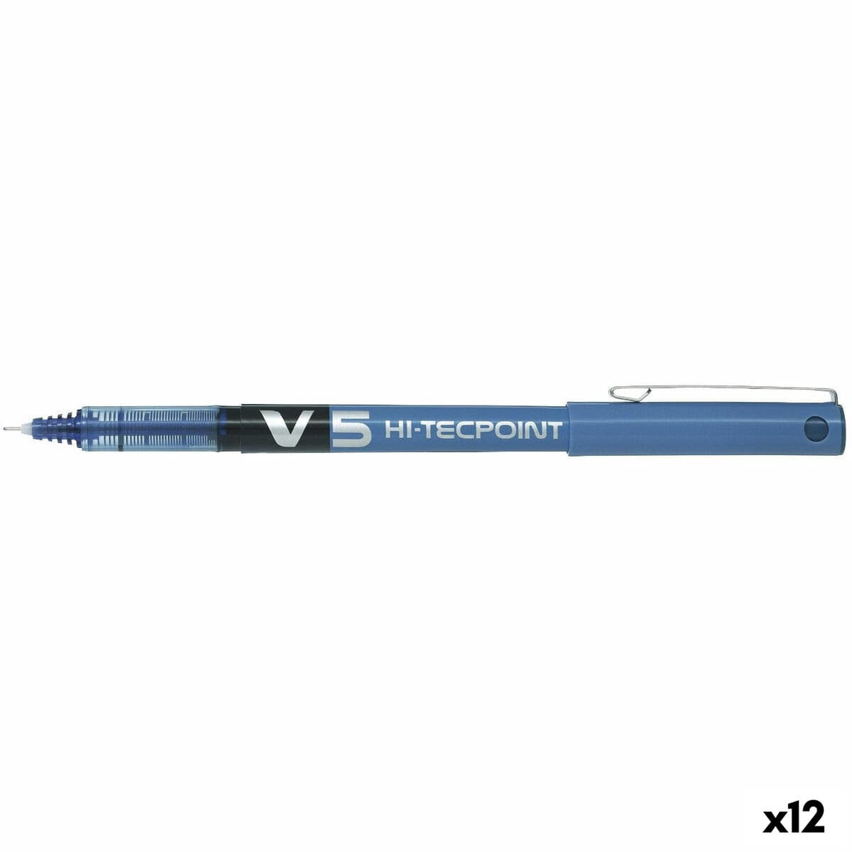 Flüssigtintenstift Pilot V-5 Blau 0,5 mm 0,3 mm (12 Stück)