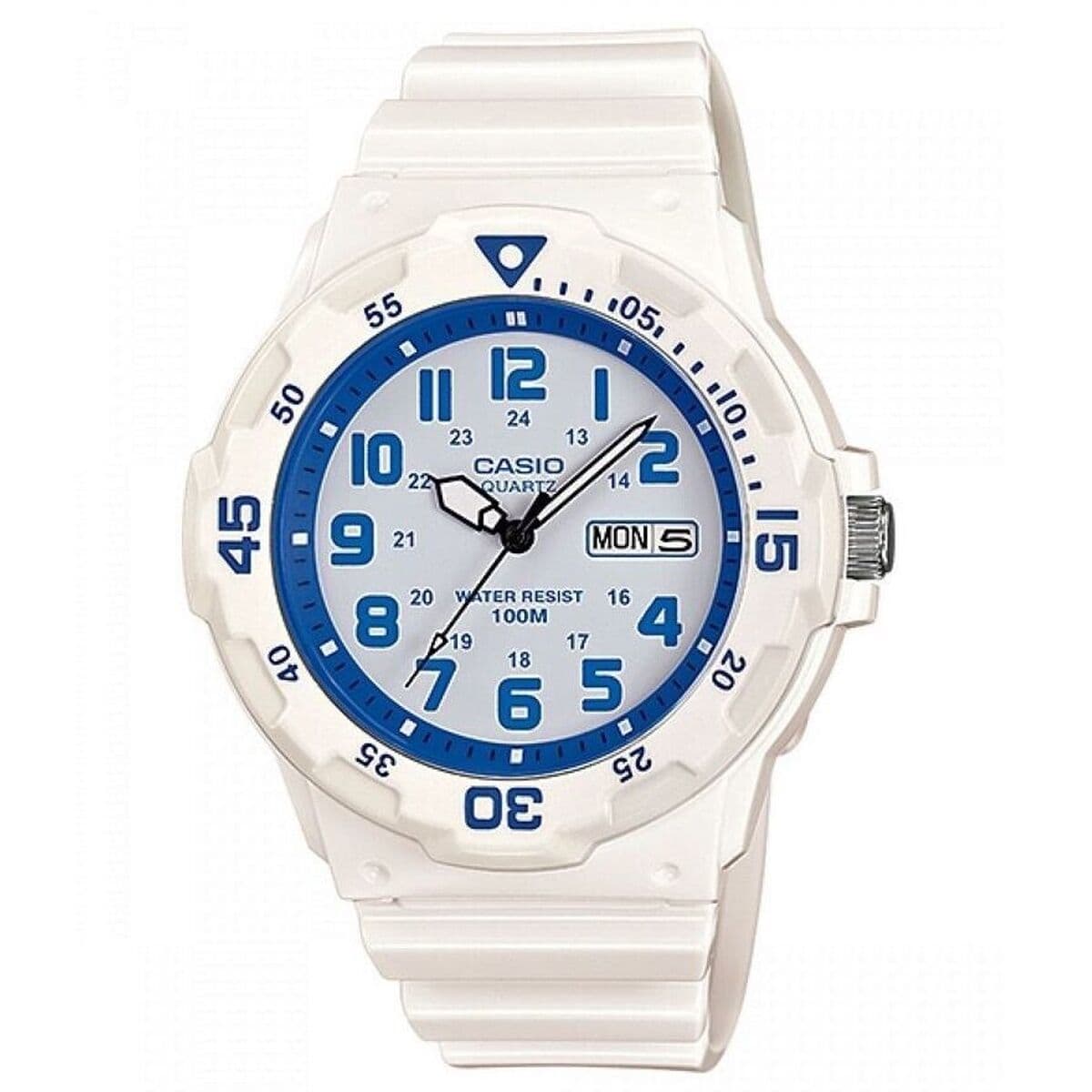 Orologio Uomo Casio DIVER 100M Bianco (Ø 43 mm)