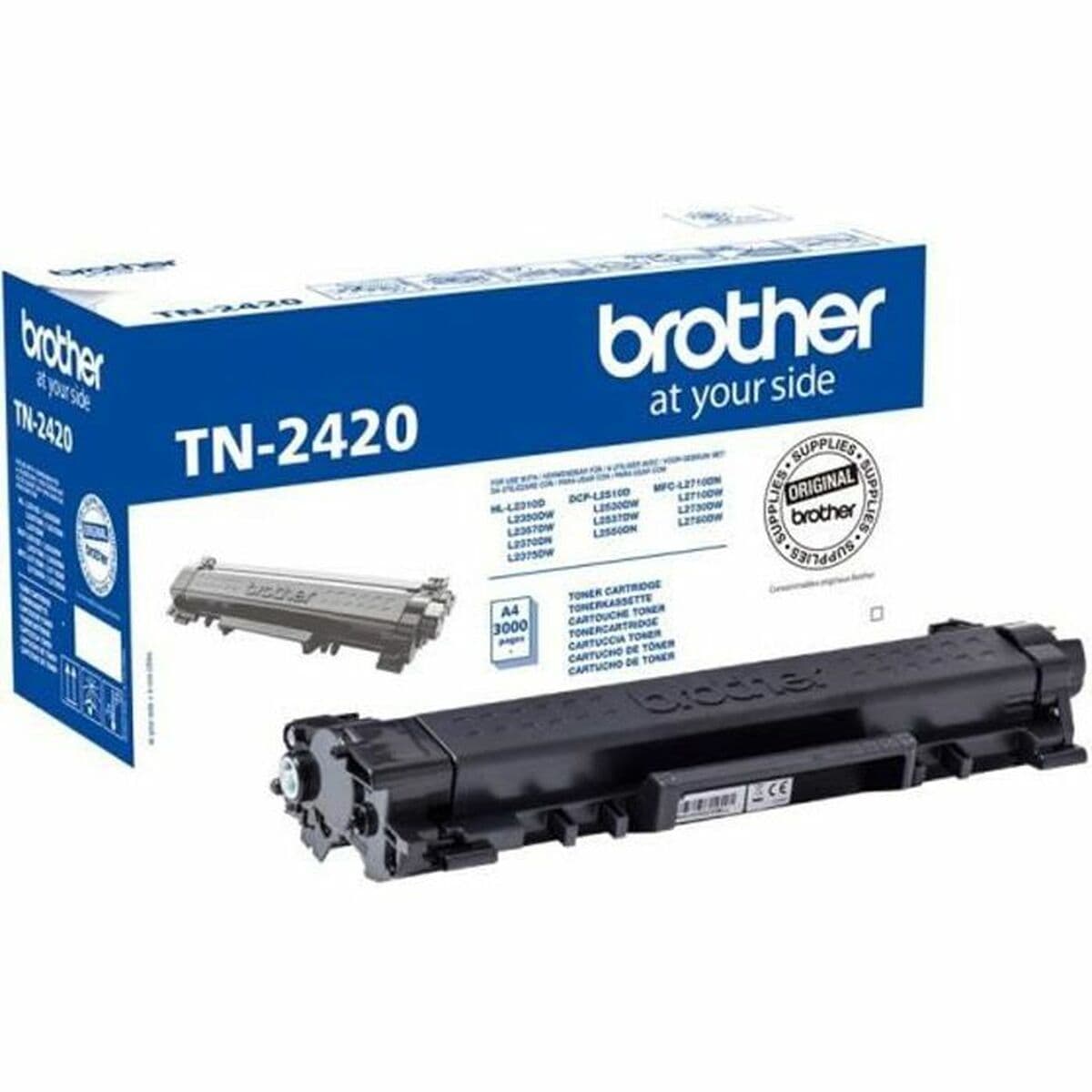 Tóner Original Brother TN2420 Negro - Image 2