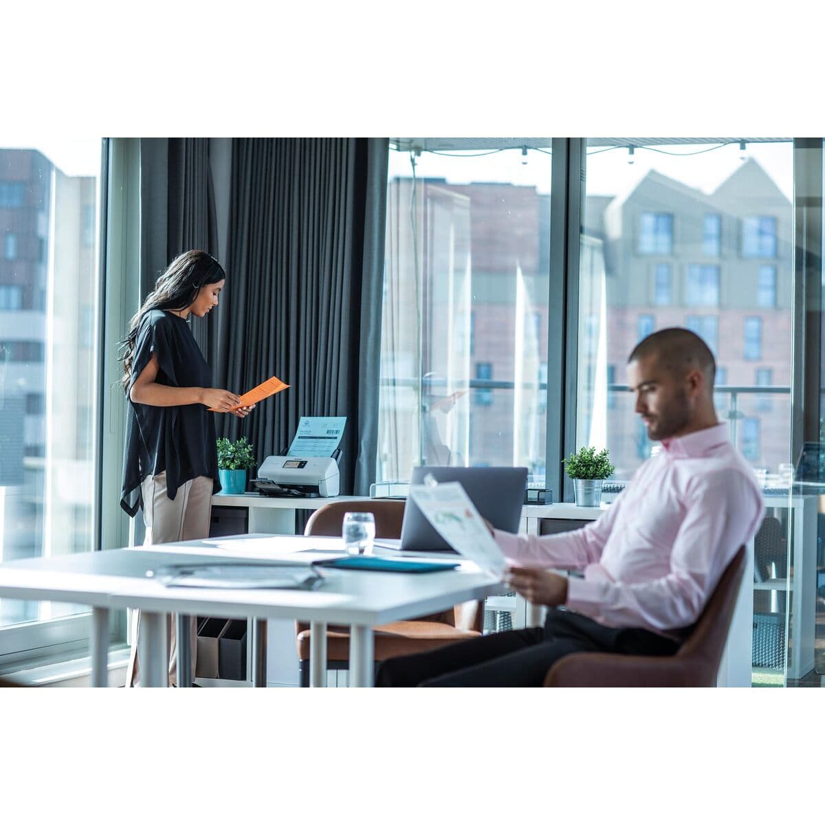 Bandeja de Entrada para Impresora Brother ADS4550WUN1 - Image 6