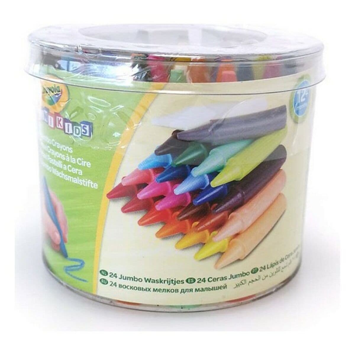 Spalvoti pusiau riebūs pieštukai Crayola 2.0784 Plaunamas (24 pcs) - Image 2