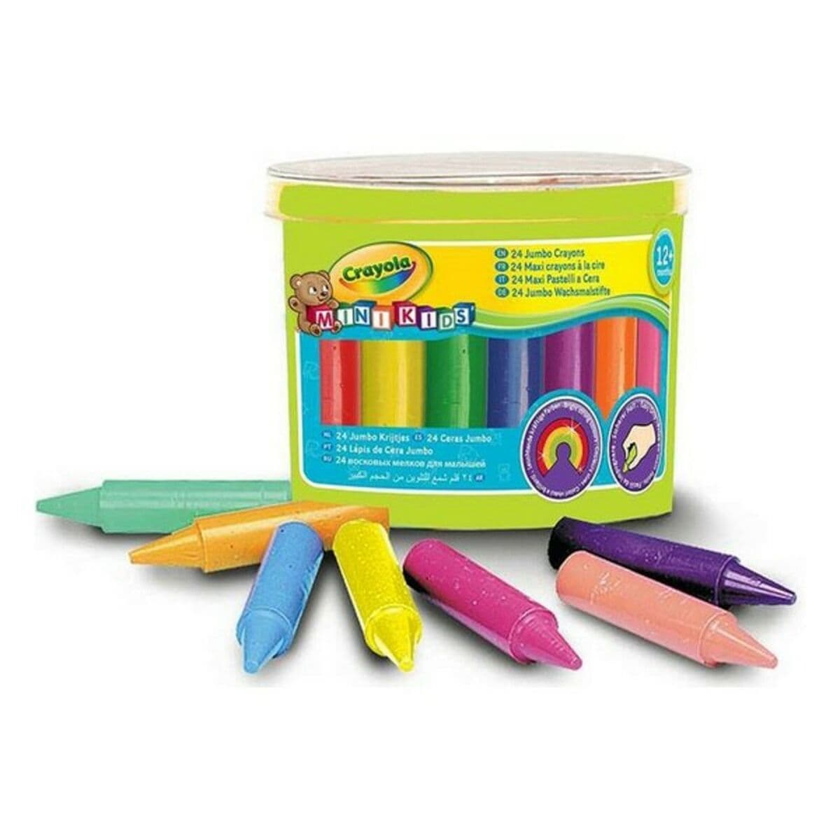 Spalvoti pusiau riebūs pieštukai Crayola 2.0784 Plaunamas (24 pcs) - Image 5
