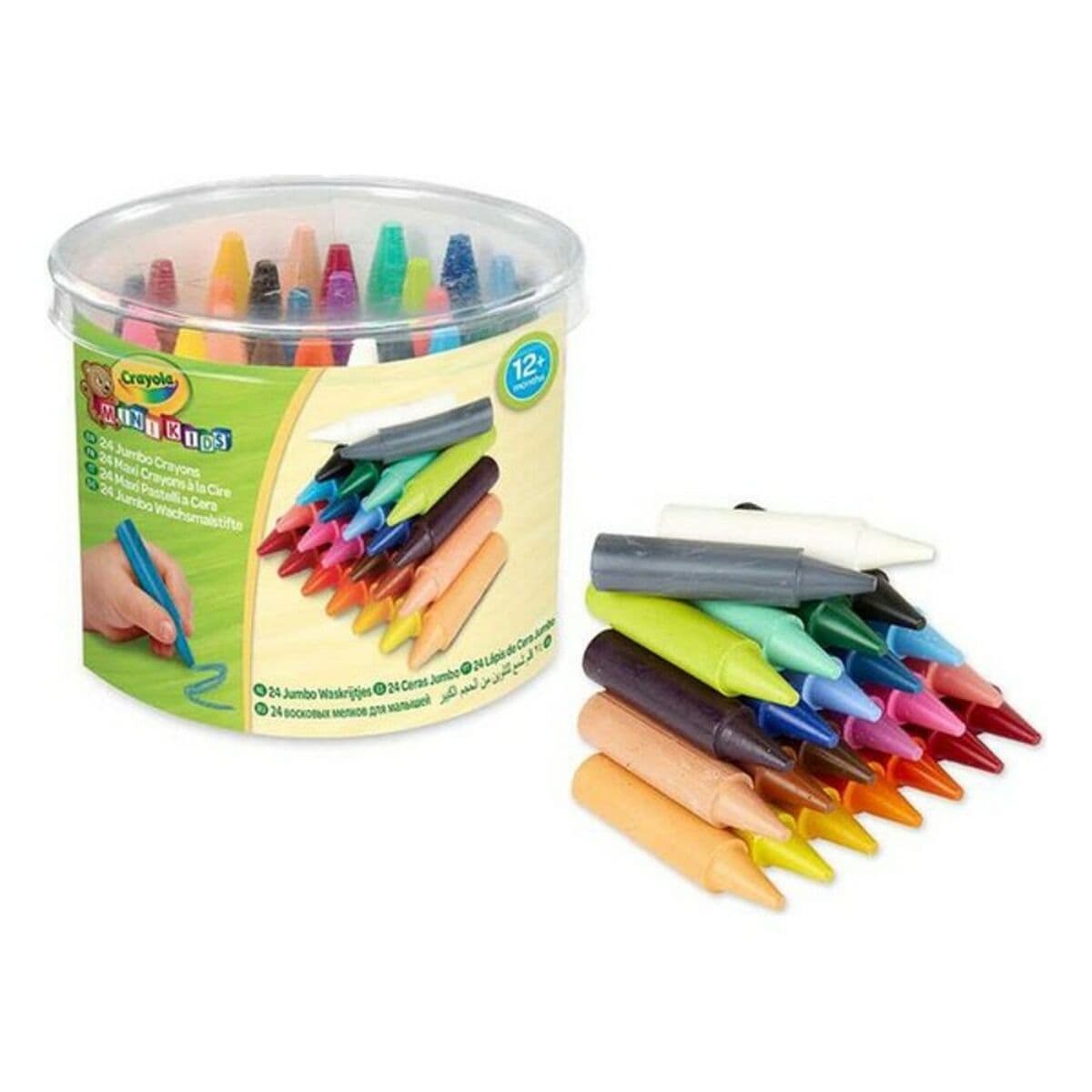 Spalvoti pusiau riebūs pieštukai Crayola 2.0784 Plaunamas (24 pcs) - Image 6
