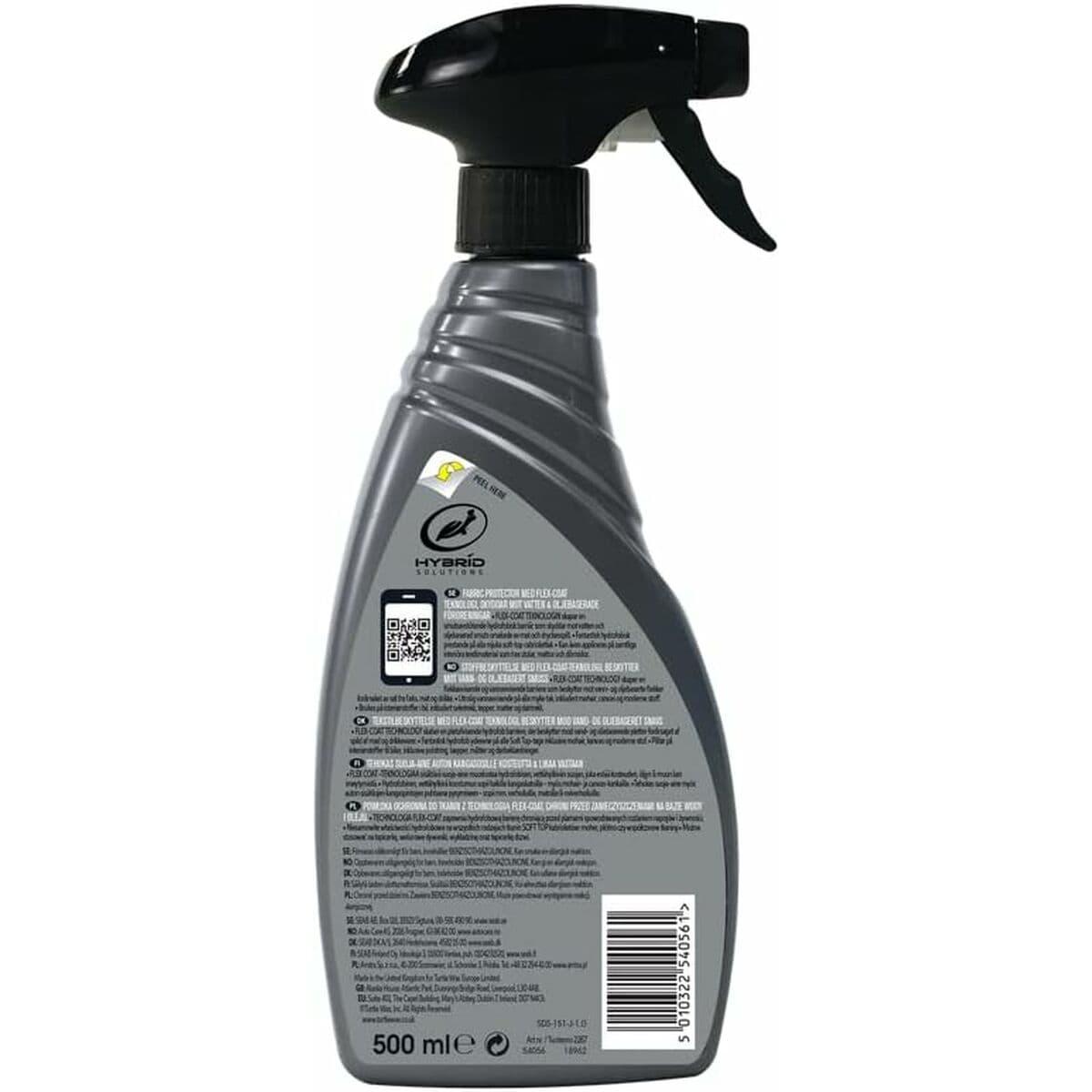 Sredstvo za čišćenje presvlaka Turtle Wax TW54057 Zaštita Sredstvo protiv mrlja 500 ml - Image 2