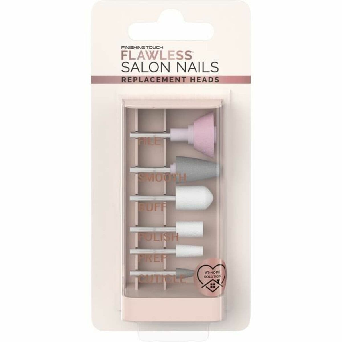 Sets de manicura y pedicura FLAWLESS Salon Nails Blanco