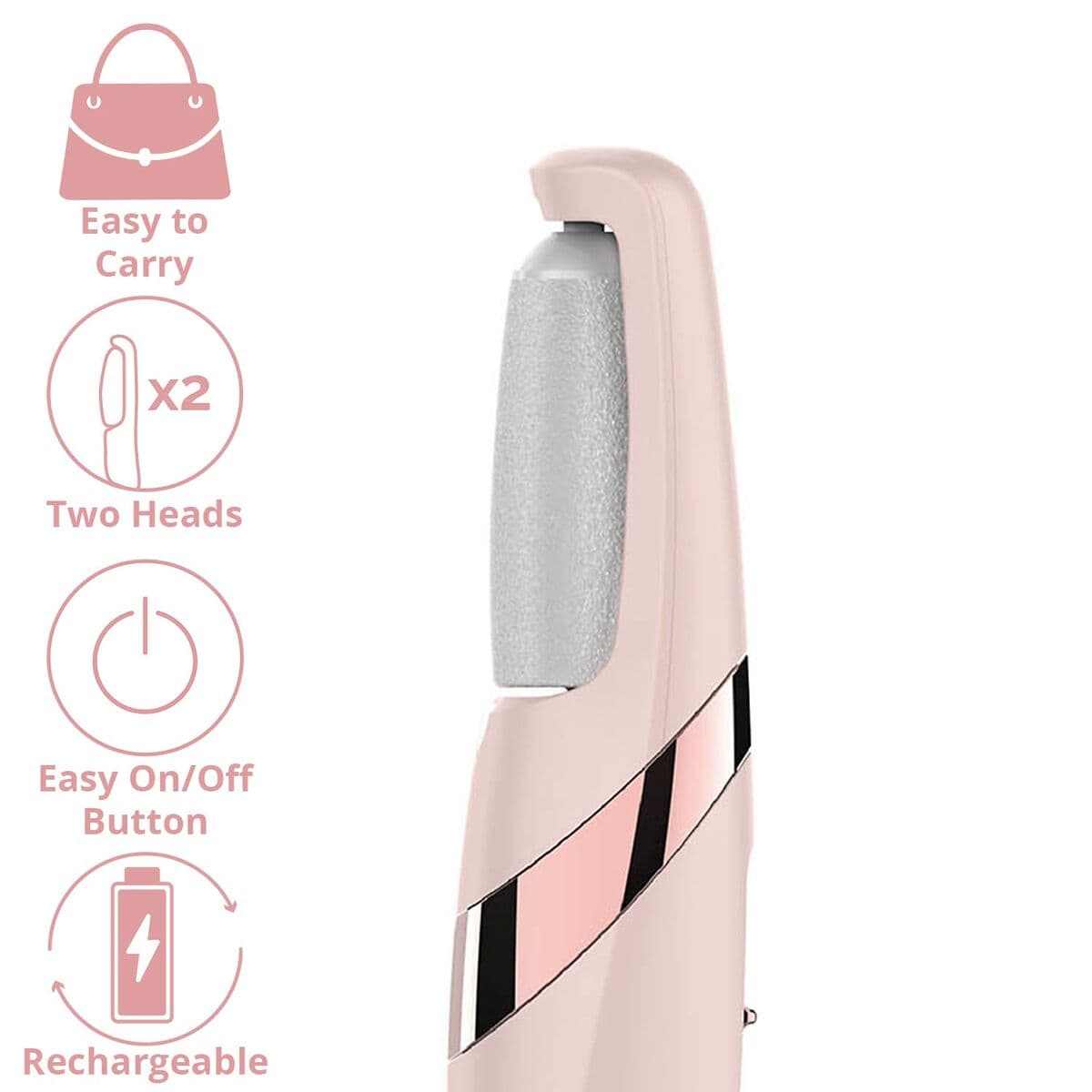 Electric Callus Remover FLAWLESS Pedi Rosa - Image 9