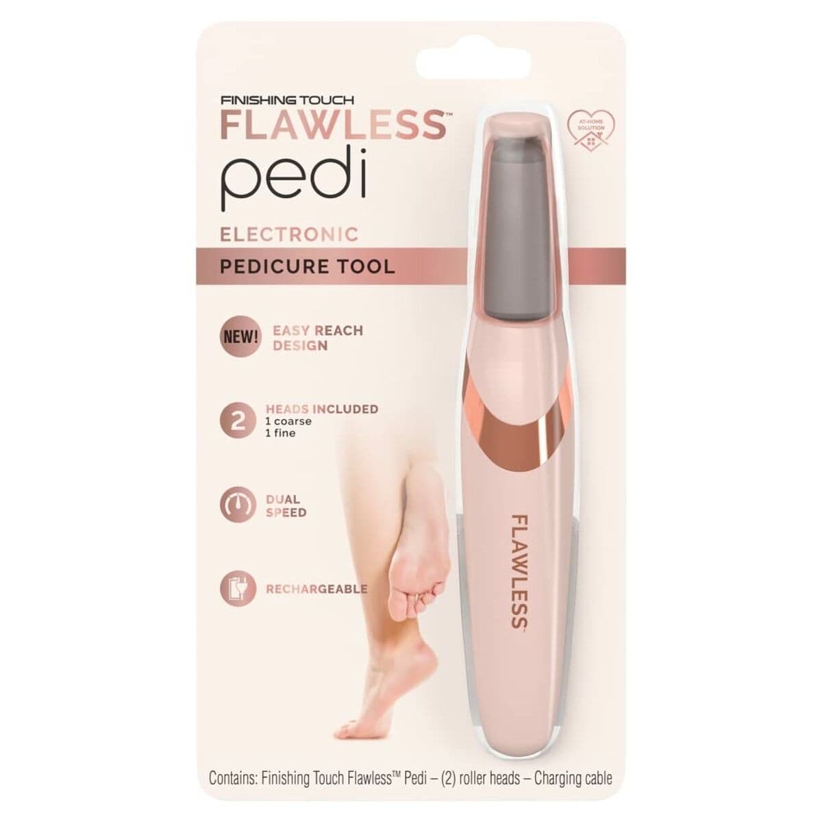 Electric Callus Remover FLAWLESS Pedi Rosa