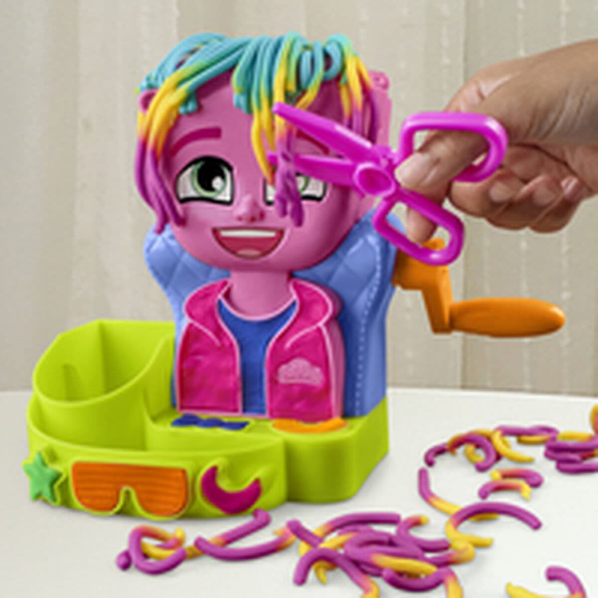 Pâte à modeler en argile Play-Doh Playdoh Multicouleur Accessoires 6 Pots Coiffure (1 Unité) - Image 19