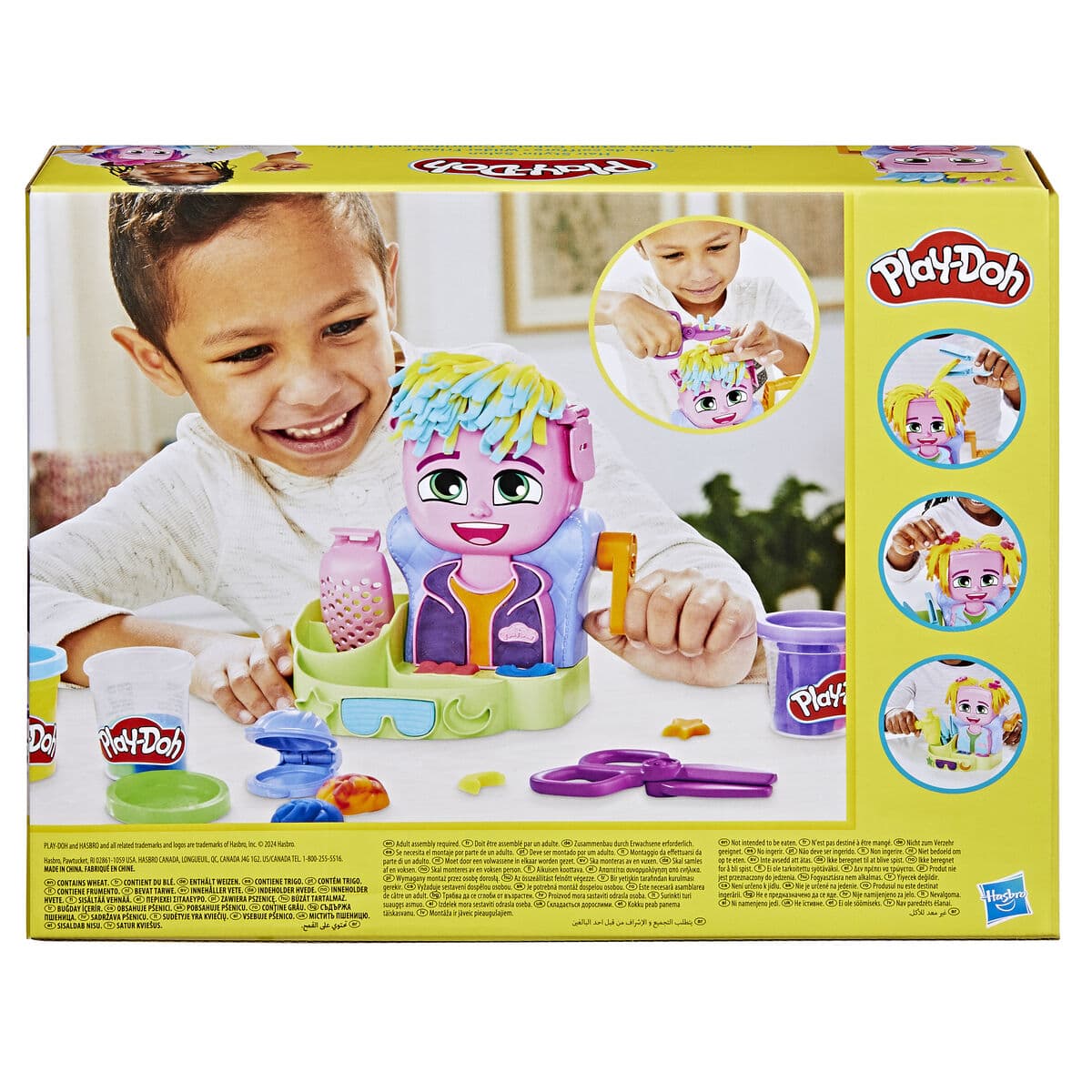 Pâte à modeler en argile Play-Doh Playdoh Multicouleur Accessoires 6 Pots Coiffure (1 Unité) - Image 10