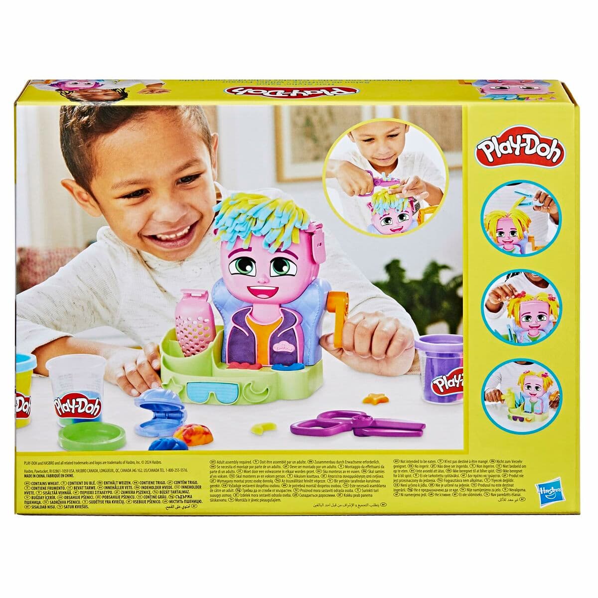 Pâte à modeler en argile Play-Doh Playdoh Multicouleur Accessoires 6 Pots Coiffure (1 Unité) - Image 20