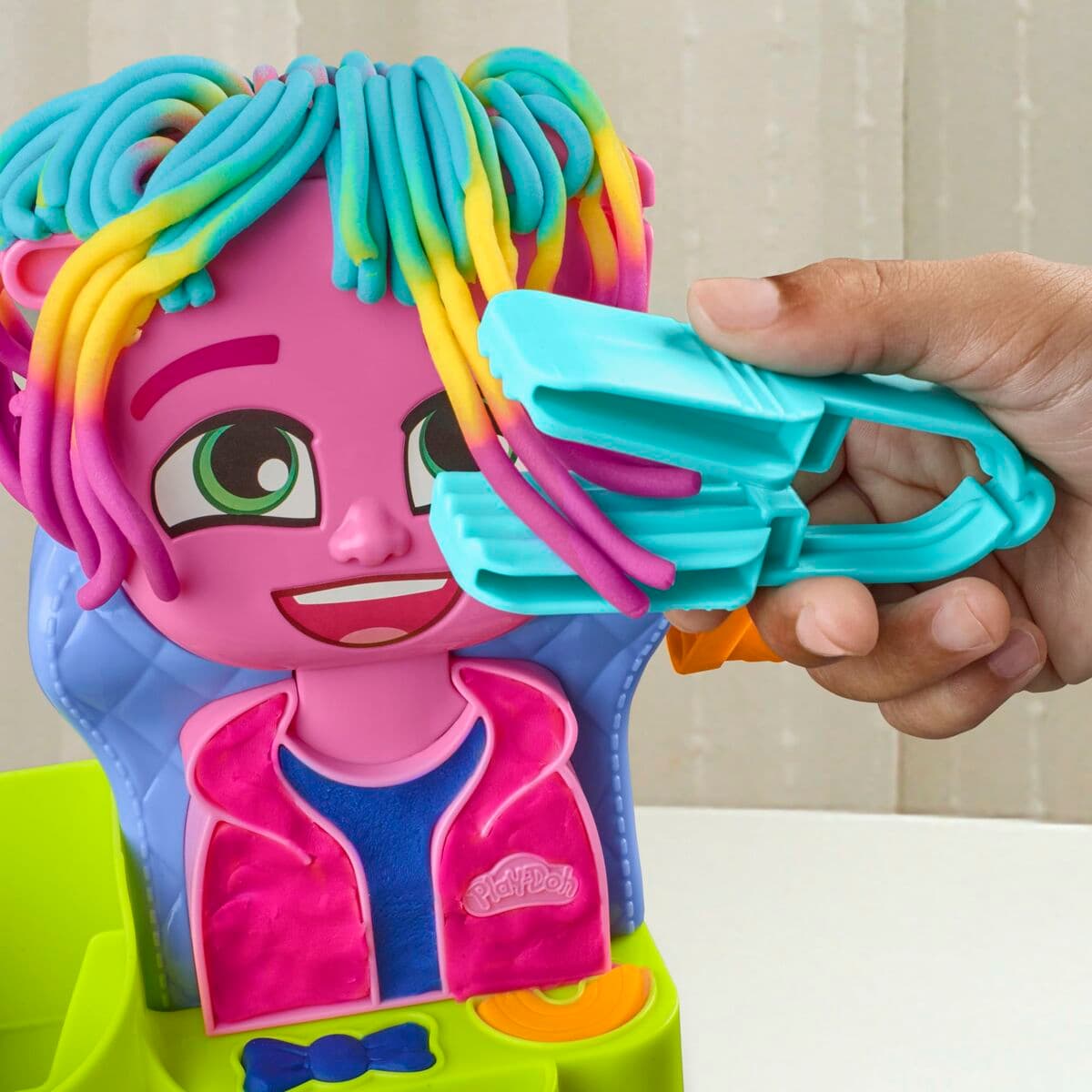 Pâte à modeler en argile Play-Doh Playdoh Multicouleur Accessoires 6 Pots Coiffure (1 Unité) - Image 5