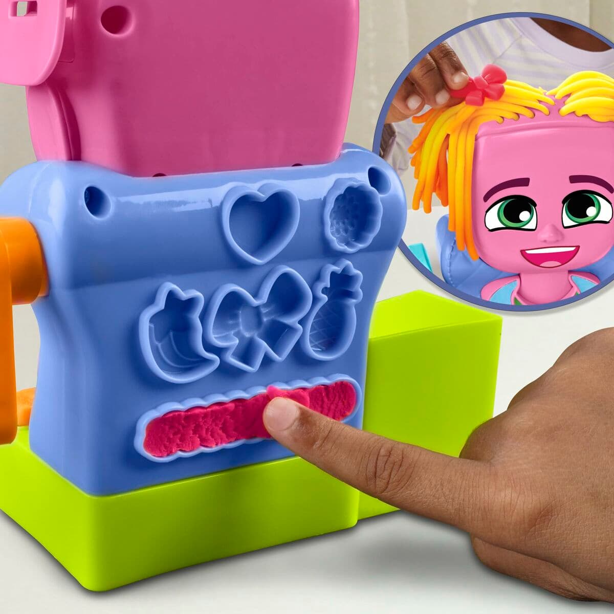 Pâte à modeler en argile Play-Doh Playdoh Multicouleur Accessoires 6 Pots Coiffure (1 Unité) - Image 11