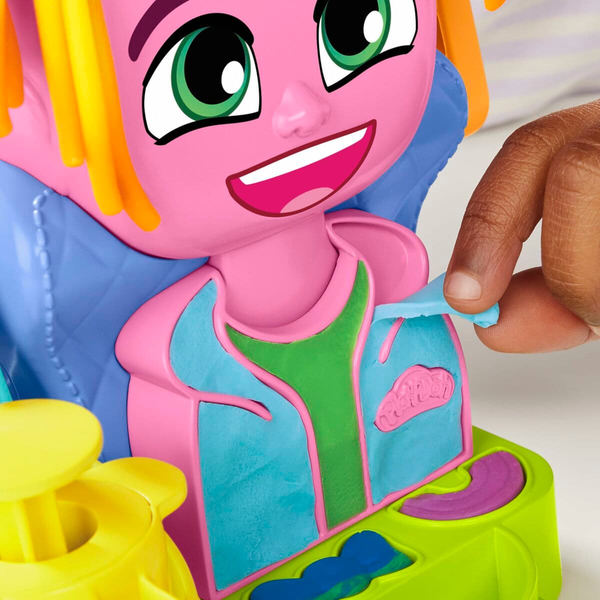 Pâte à modeler en argile Play-Doh Playdoh Multicouleur Accessoires 6 Pots Coiffure (1 Unité) - Image 13