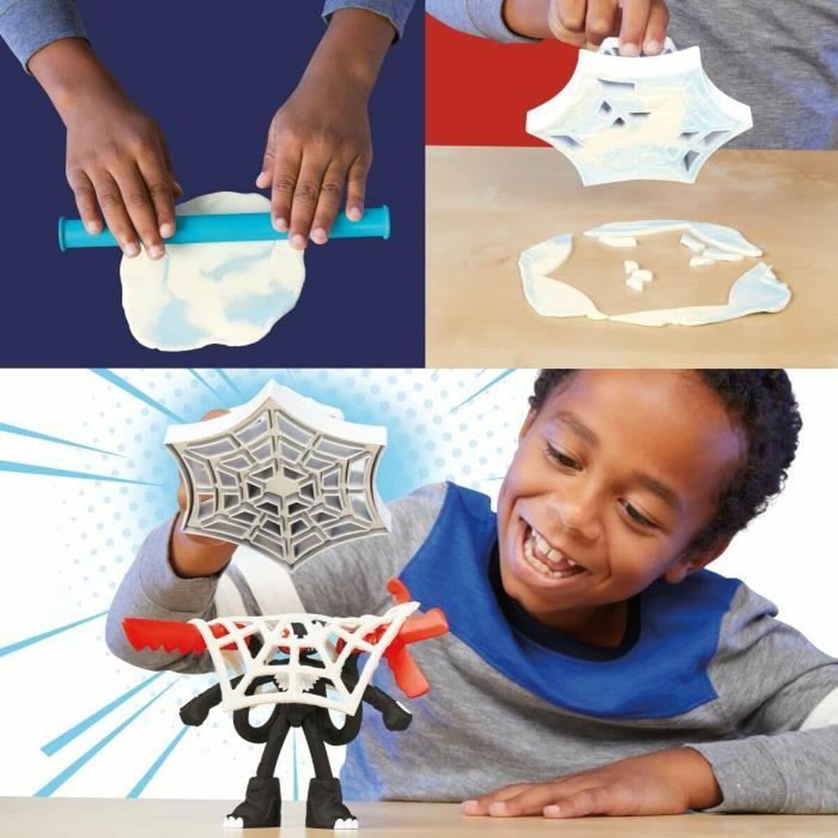 Zabawa z Plasteliną Play-Doh Spider-Man Slash Attack Wielokolorowy - Image 3