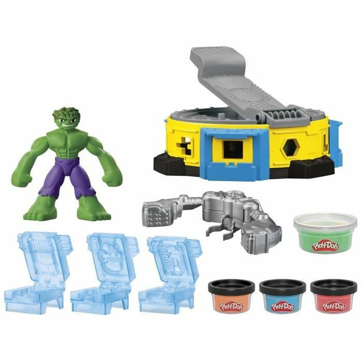 Modelleringsleirespill Play-Doh Hulk Smash It All Flerfarget - Image 2