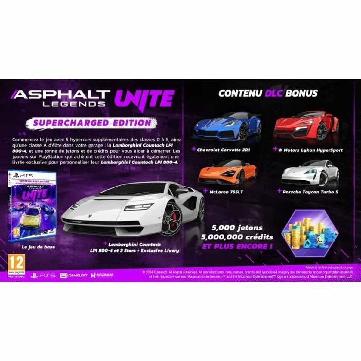 PlayStation 5 Video Game Just For Games Asphalt Legends UNITE Supercharged Edition - Image 2