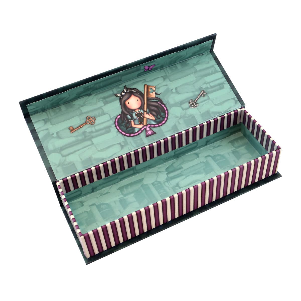 Allzwecktasche Gorjuss Curiosity Box Grau grün (20.2 x 4 x 7 cm) - Image 2