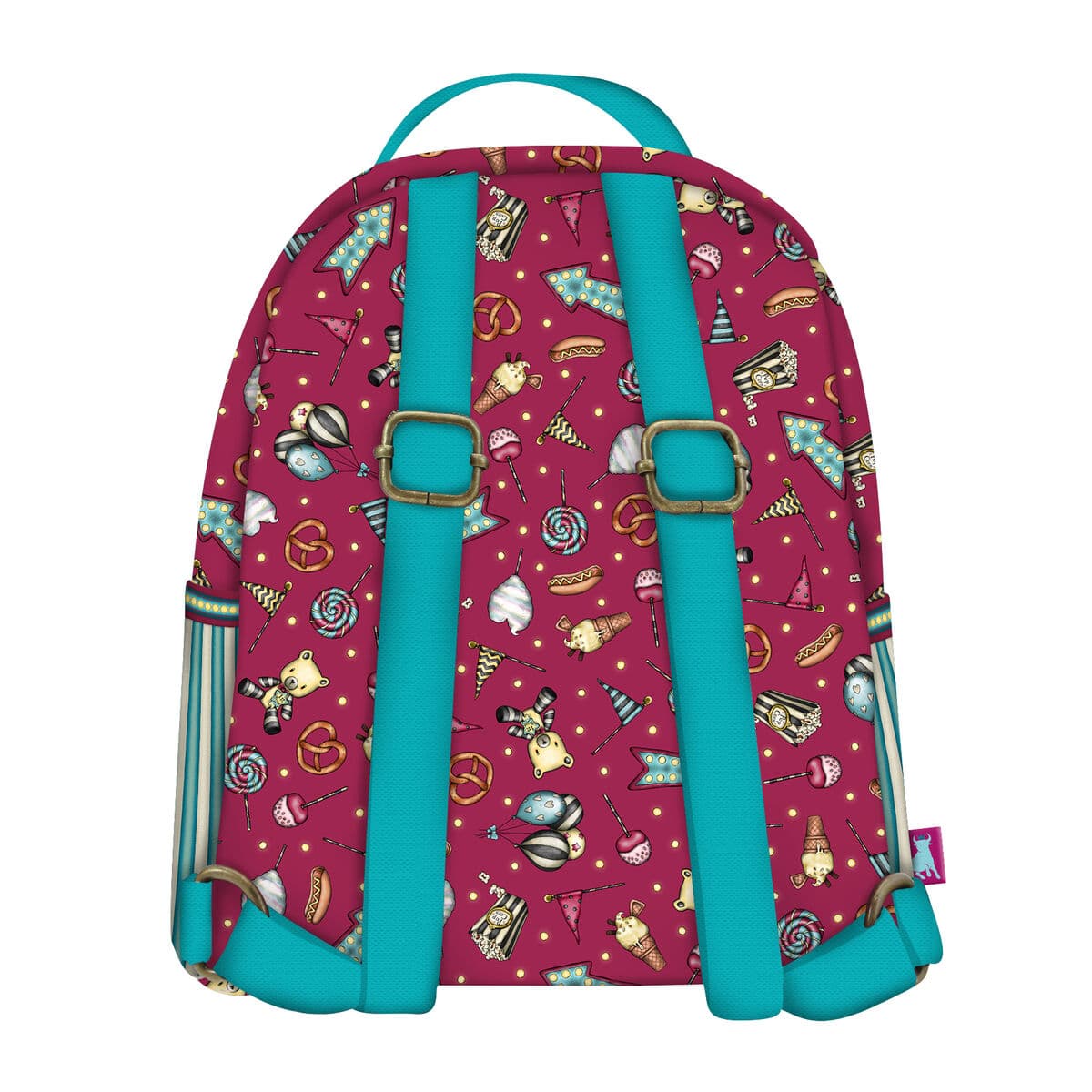 Mochila Escolar Gorjuss Fireworks Granate 20 x 22 x 10 cm - Image 2