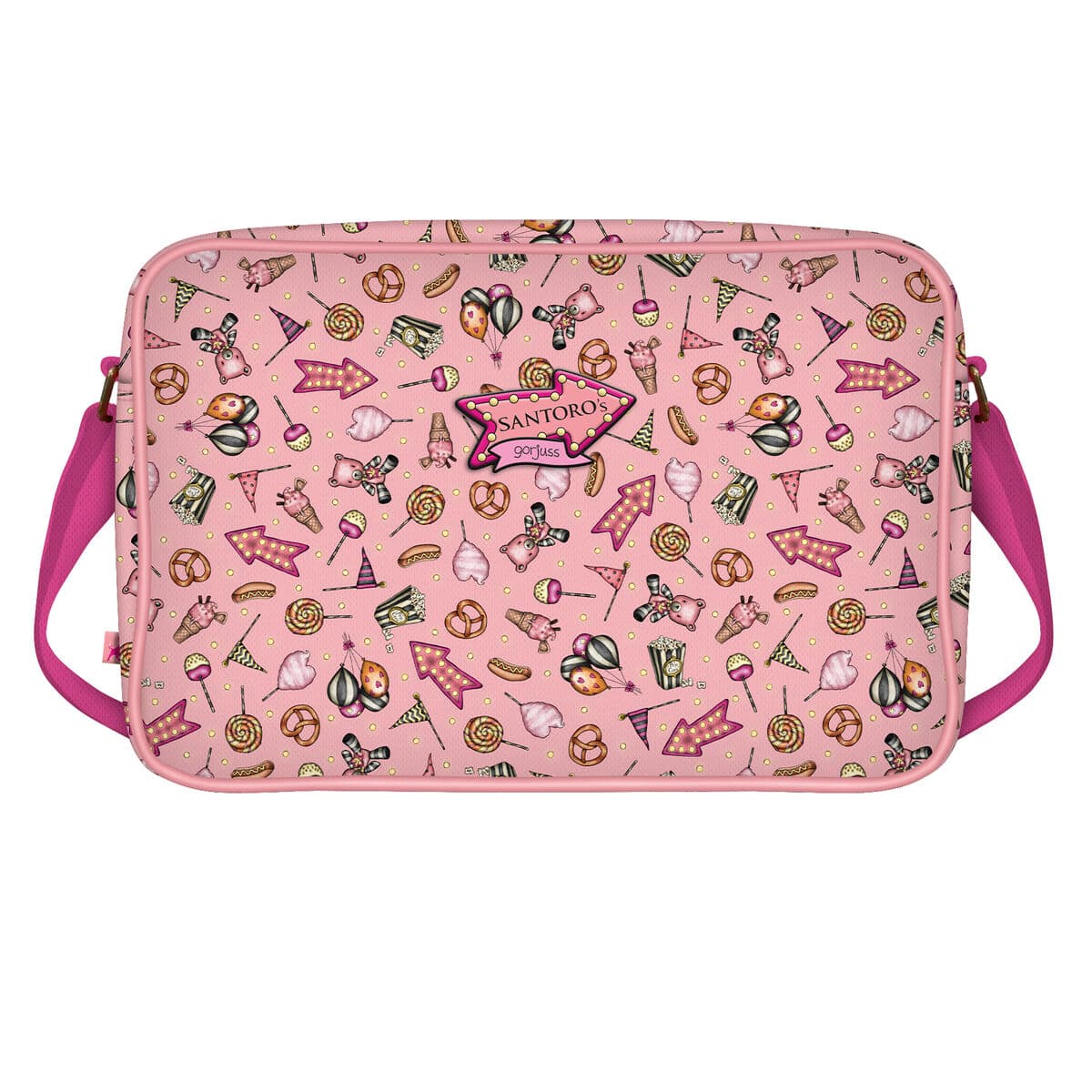 Cartera Escolar Gorjuss Carousel Salmón (35 x 26.5 x 10.5 cm) - Image 2