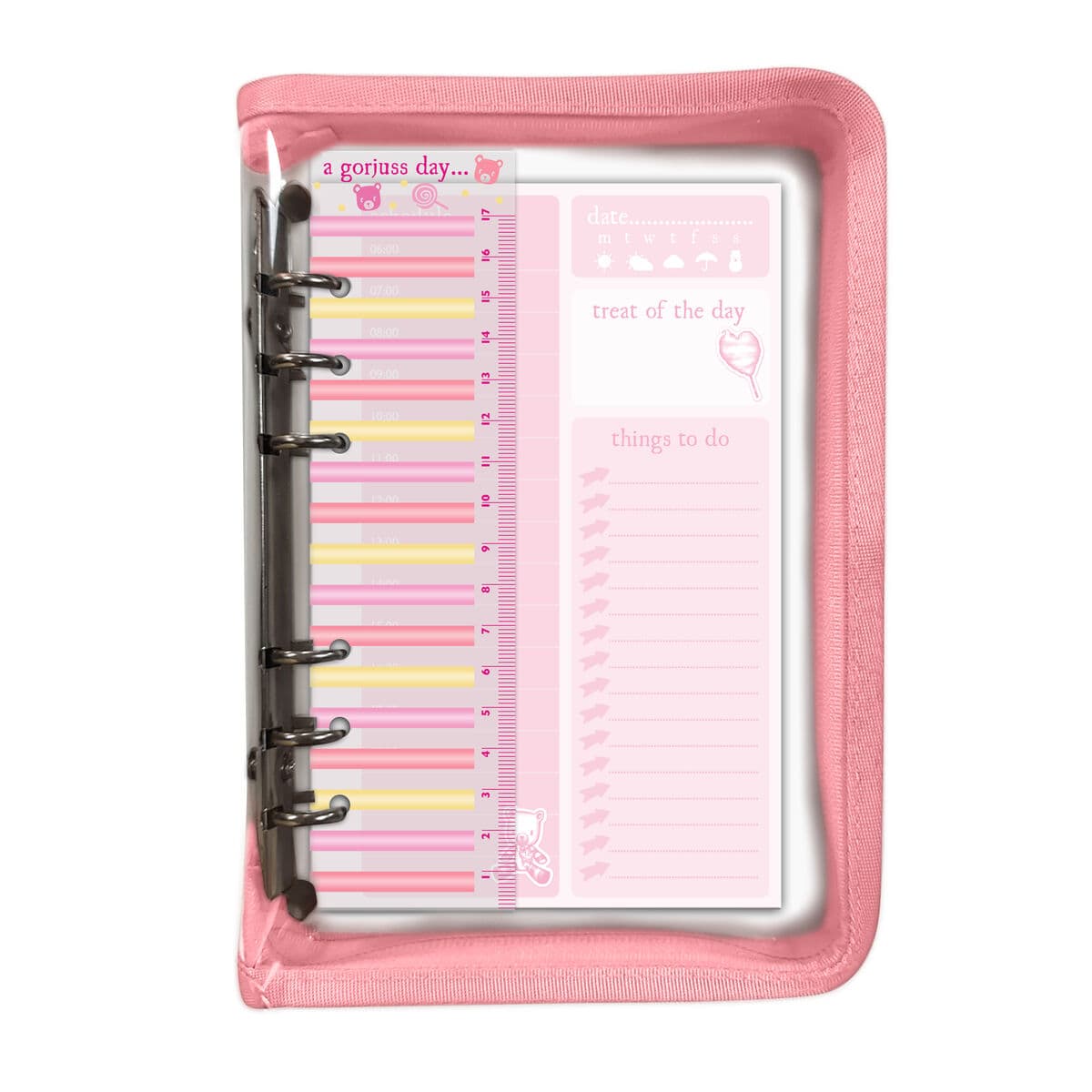 Schrijfset Gorjuss Carousel 5 Onderdelen Zalm - Image 3