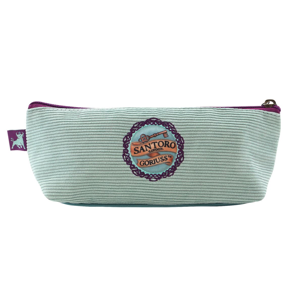Trousse d'écolier Gorjuss Curiosity Gris Vert (22.3 x 8.8 x 5.7 cm) - Image 2