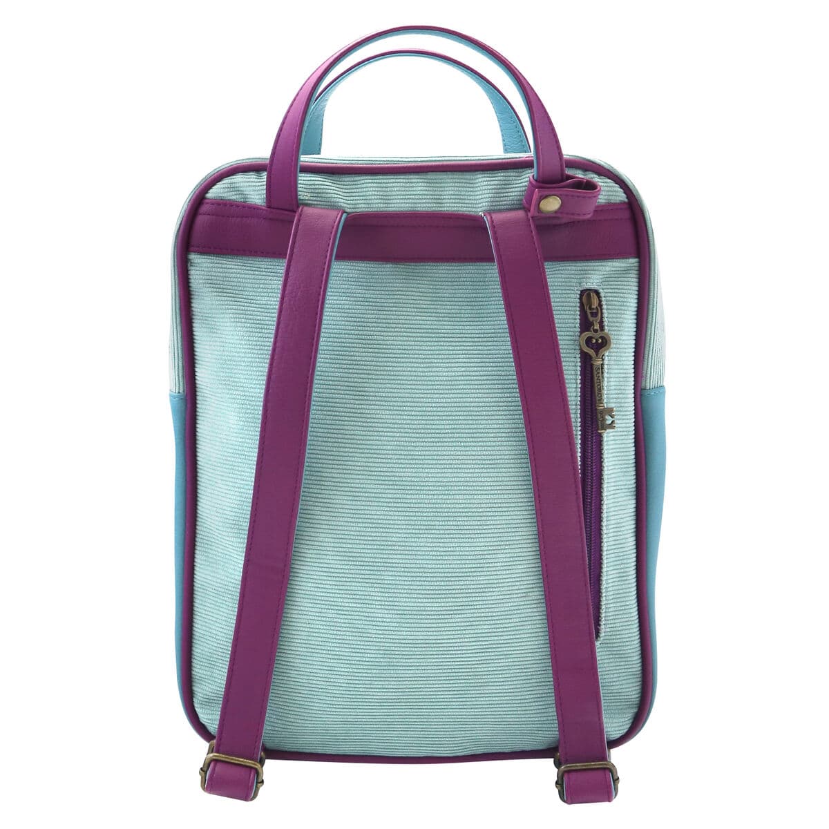 Mochila Gorjuss Curiosity Gris Verde (27 x 10 x 37 cm) - Image 3