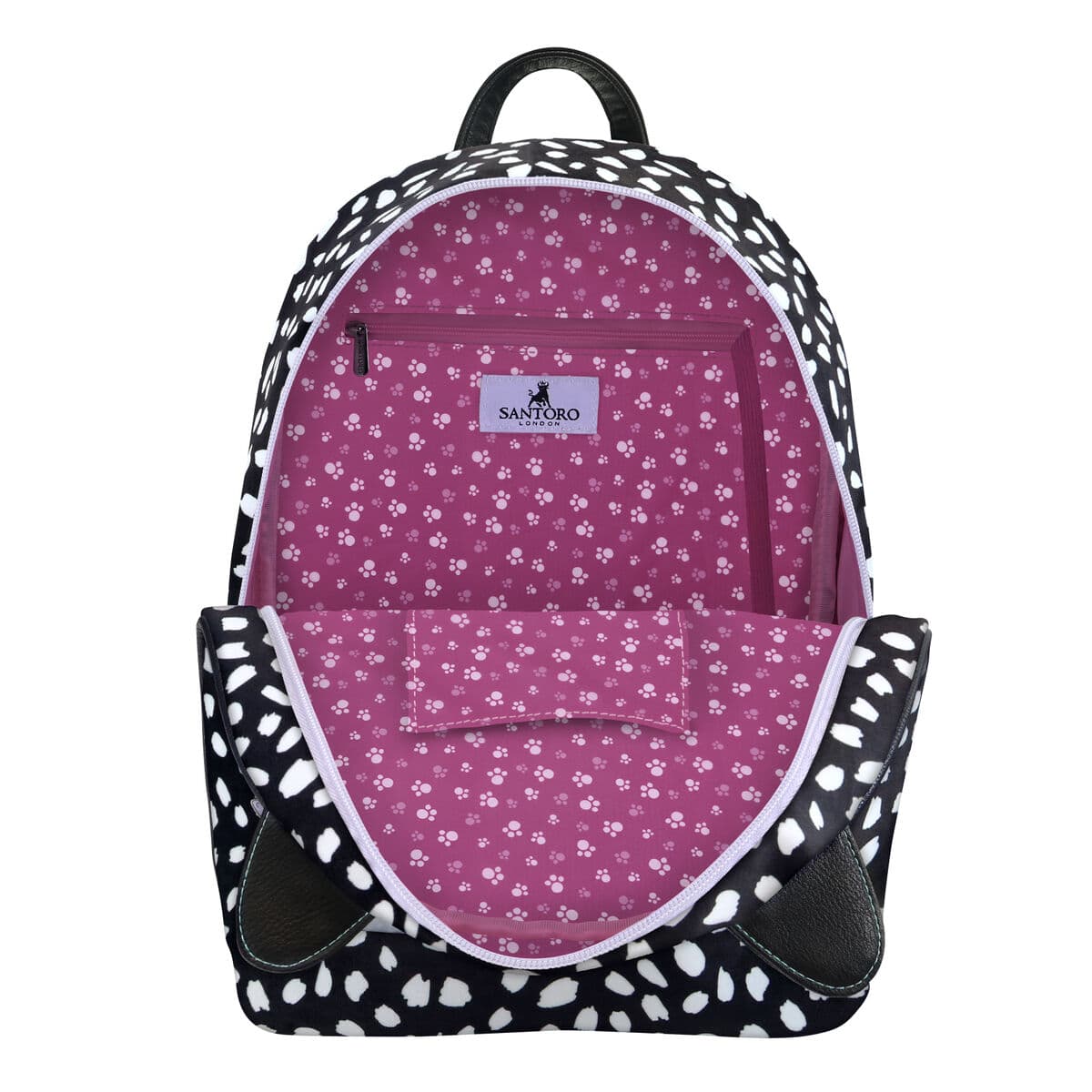 Mochila Casual Gorjuss Smitten kitten Negro Blanco (25,5 x 31 x 10 cm) - Image 2