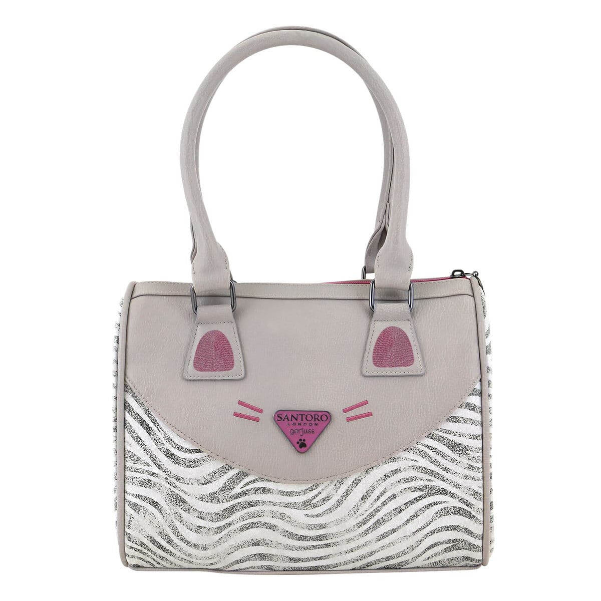 Bolso de Mano Gorjuss Ruby wild Gris (28 x 22 x 13 cm) - Image 2