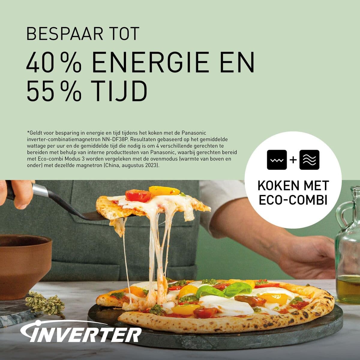 Mikrobangų krosnelė su kepsnine Panasonic NNDF37PWEPG Balta 1000 W 23 L (Naudoti A) - Image 3