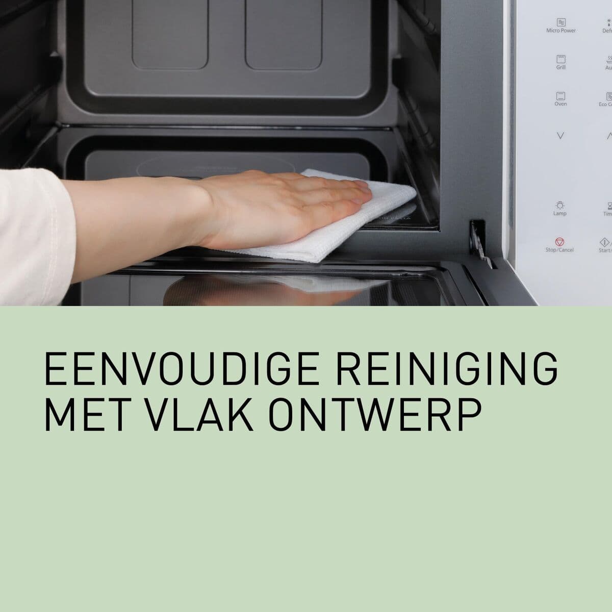 Mikrobangų krosnelė su kepsnine Panasonic NNDF37PWEPG Balta 1000 W 23 L (Naudoti A) - Image 8