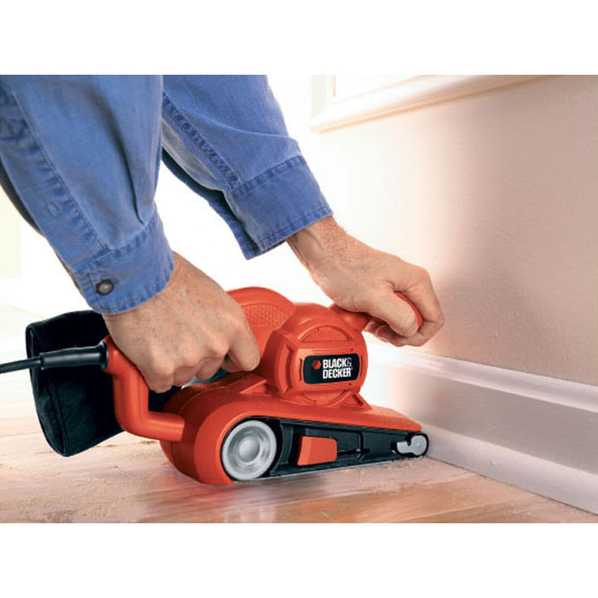 Lijadora de banda Black & Decker KA86-QS 720 W 75 x 150 mm - Image 4