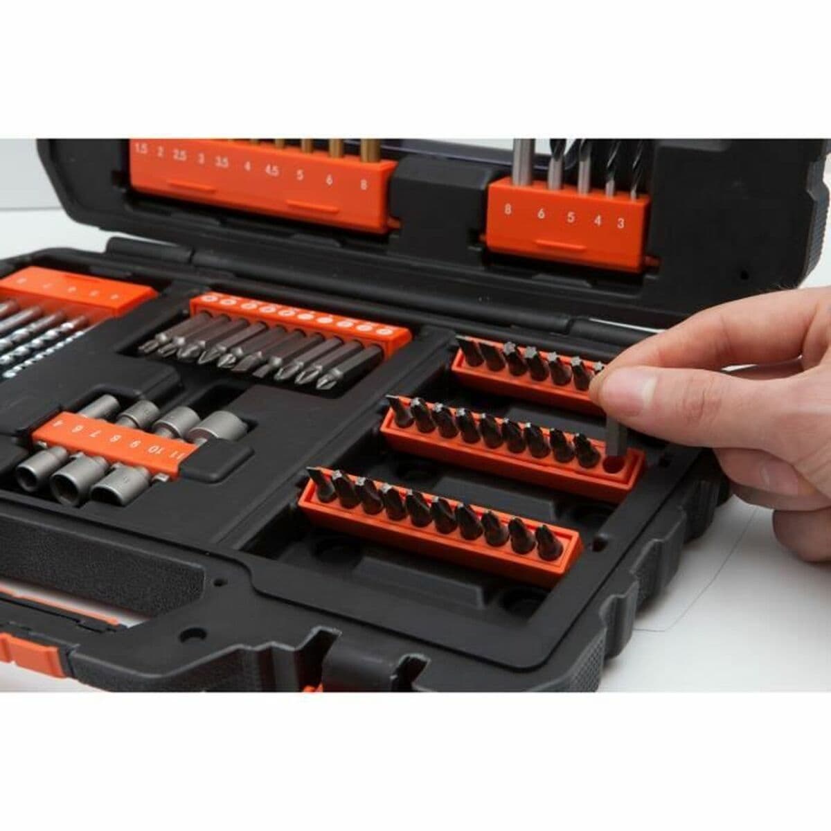 Drill bits and tits set Black & Decker A7231 76 Delar - Image 4