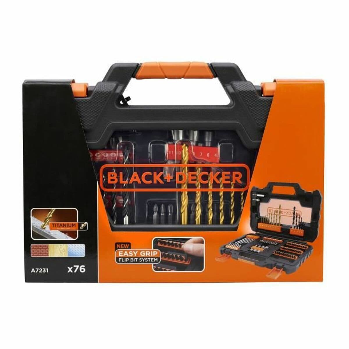 Drill bits and tits set Black & Decker A7231 76 Delar - Image 3