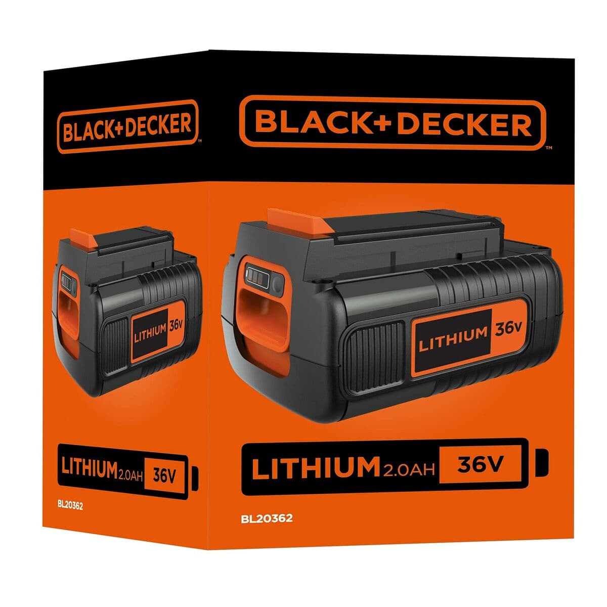 Wiederaufladbare Lithiumbatterie Black & Decker BL20362-XJ 2 Ah 36 V - Image 3