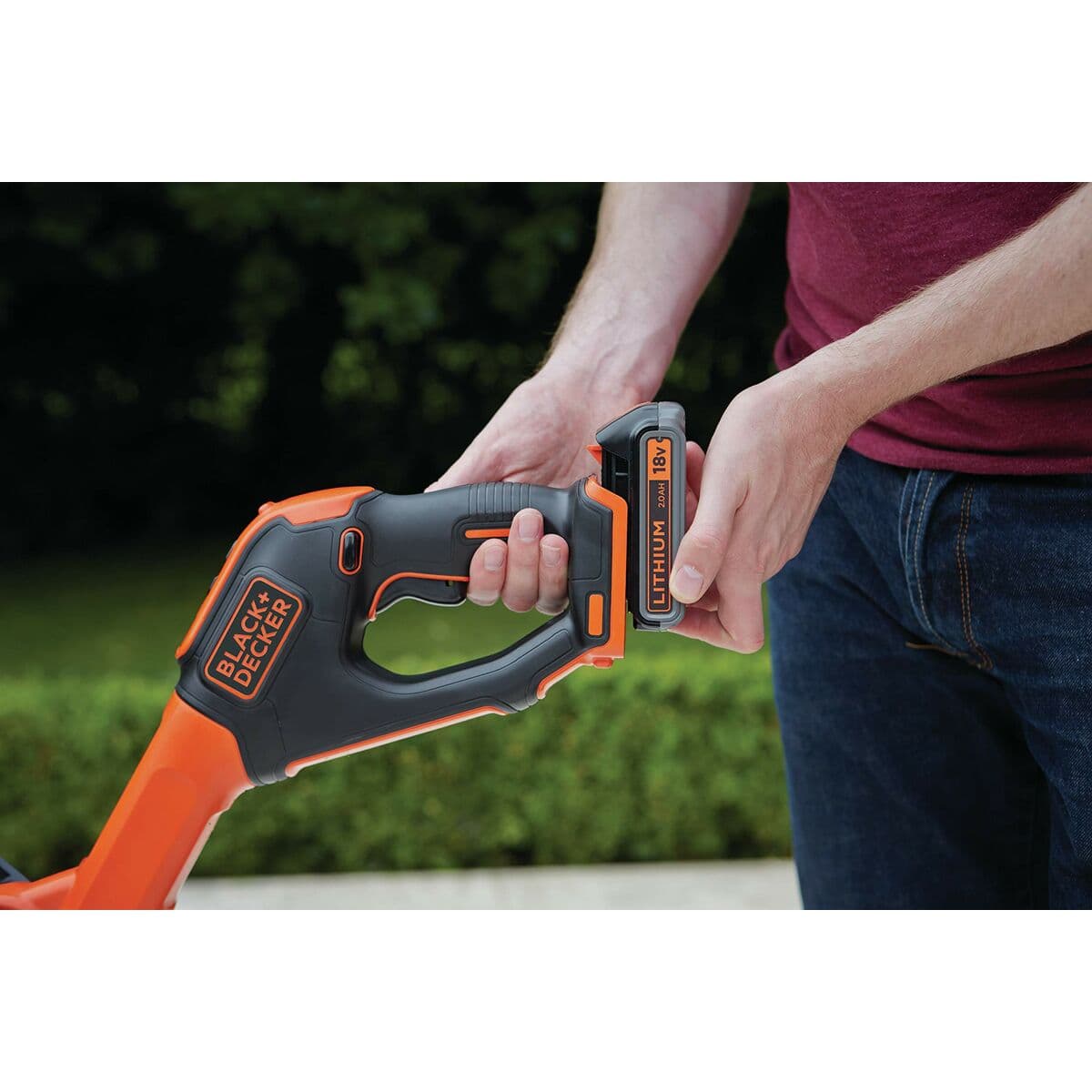 Elektrinis trimeris Black & Decker PowerCommand STC1820EPC 18 V 28 cm - Image 5