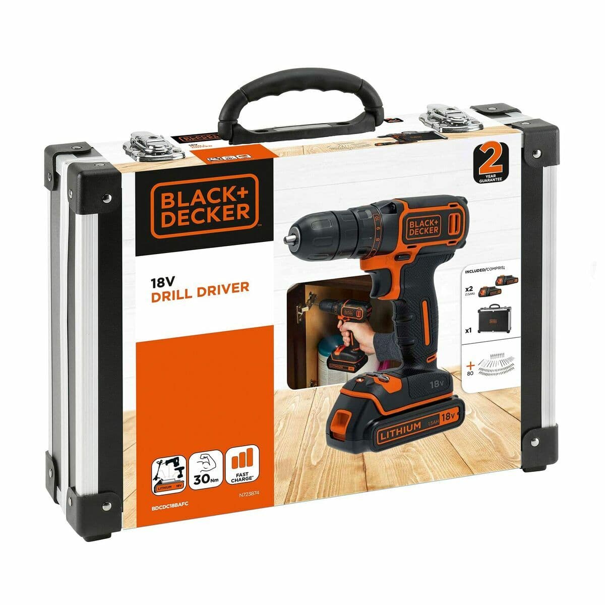 Electric screwdriver Black & Decker CDC18BAFC-QW - Image 10