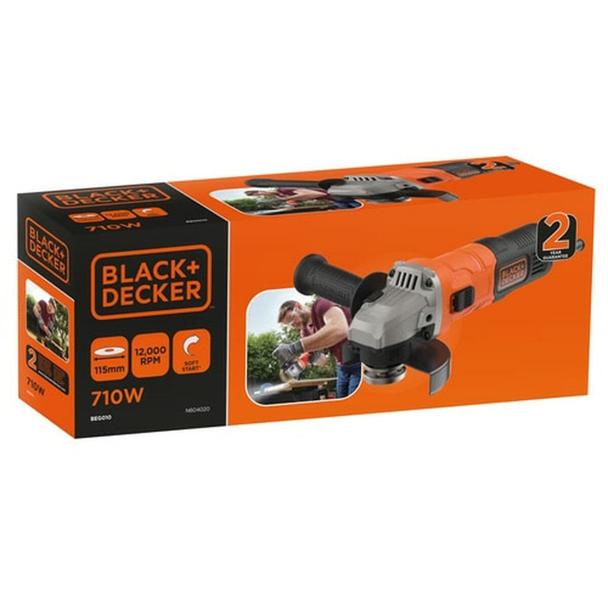 Sarokcsiszoló Black & Decker BEG010-QS Ø 115 mm 710 W - Image 4