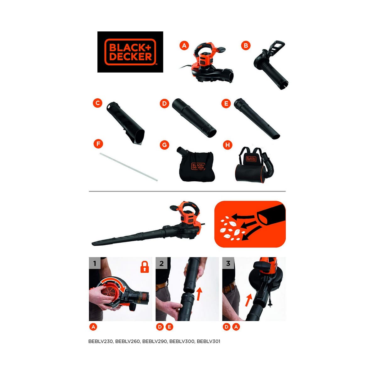 Blower Black & Decker BEBLV260-QS - Image 2