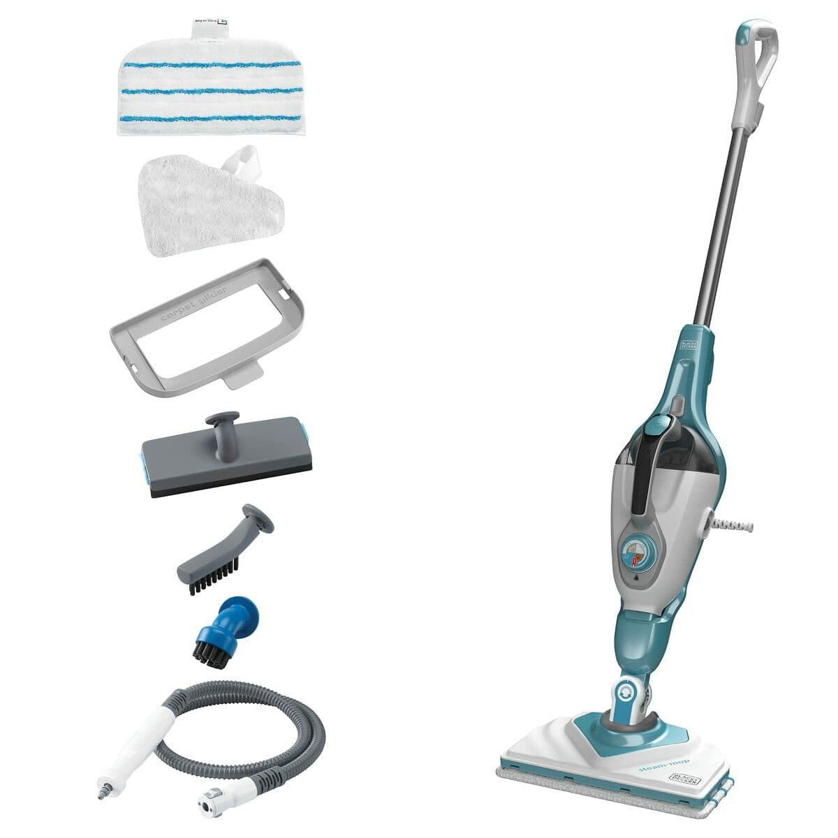 Höyrypuhdistin Black & Decker Steam-Mop 500 ml 1600 W - Image 7