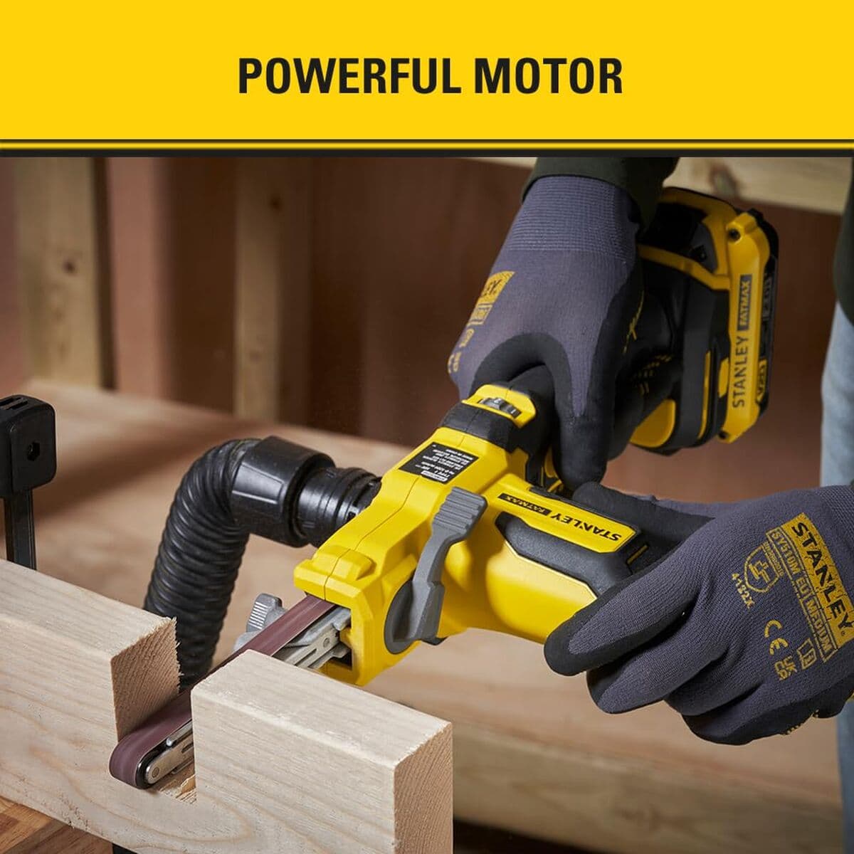 Lijadora de banda Stanley SFMCE210B-XJ - Image 9