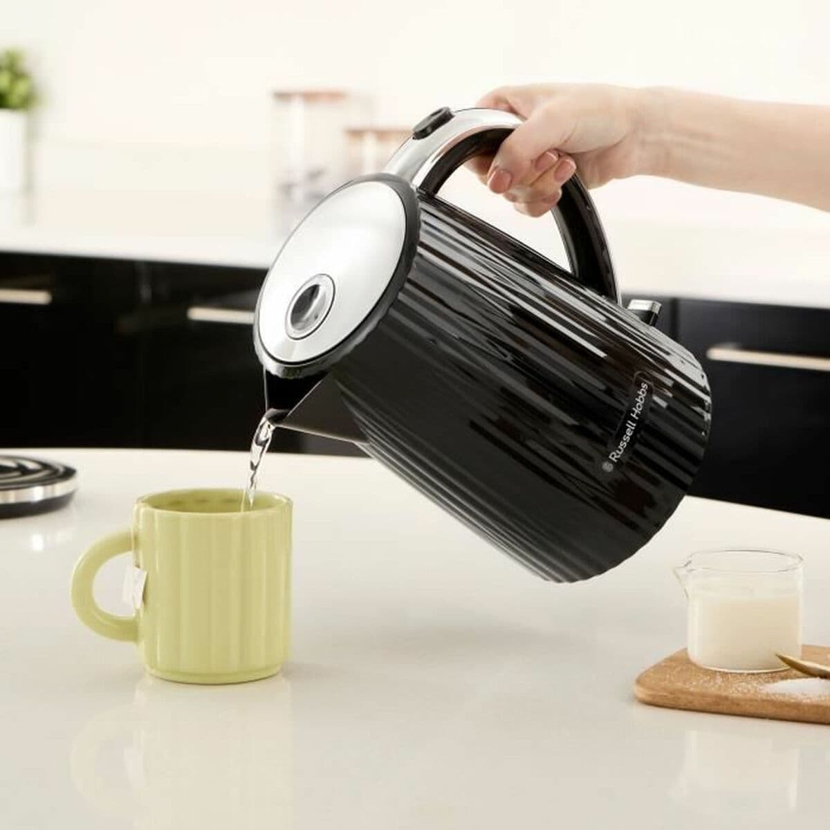 Vattenkokare Russell Hobbs Svart Rostfritt stål Plast 2400 W 1,7 L - Image 3
